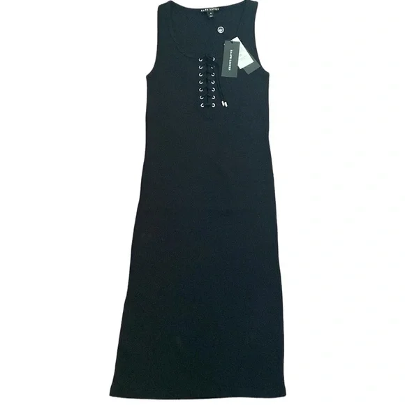 chinese dress ladies RALPH LAUREN Black Label Size M Black Lace Sleeveless Dress Top